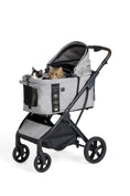 Load image into Gallery viewer, AGILE 2 | Auto Folding Medium Pet Stroller- Soft Grey
