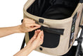 Load image into Gallery viewer, FREE TO GO | Auto Quick Folding Pet Stroller - Grey Husky
