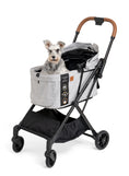 Load image into Gallery viewer, FREE TO GO | Auto Quick Folding Pet Stroller - Grey Husky