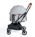 Load image into Gallery viewer, FREE TO GO | Auto Quick Folding Pet Stroller - Grey Husky