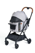 Load image into Gallery viewer, FREE TO GO | Auto Quick Folding Pet Stroller - Grey Husky