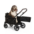 Load image into Gallery viewer, Kross | One-Step Folding Large Pet Stroller- Midnight Black
