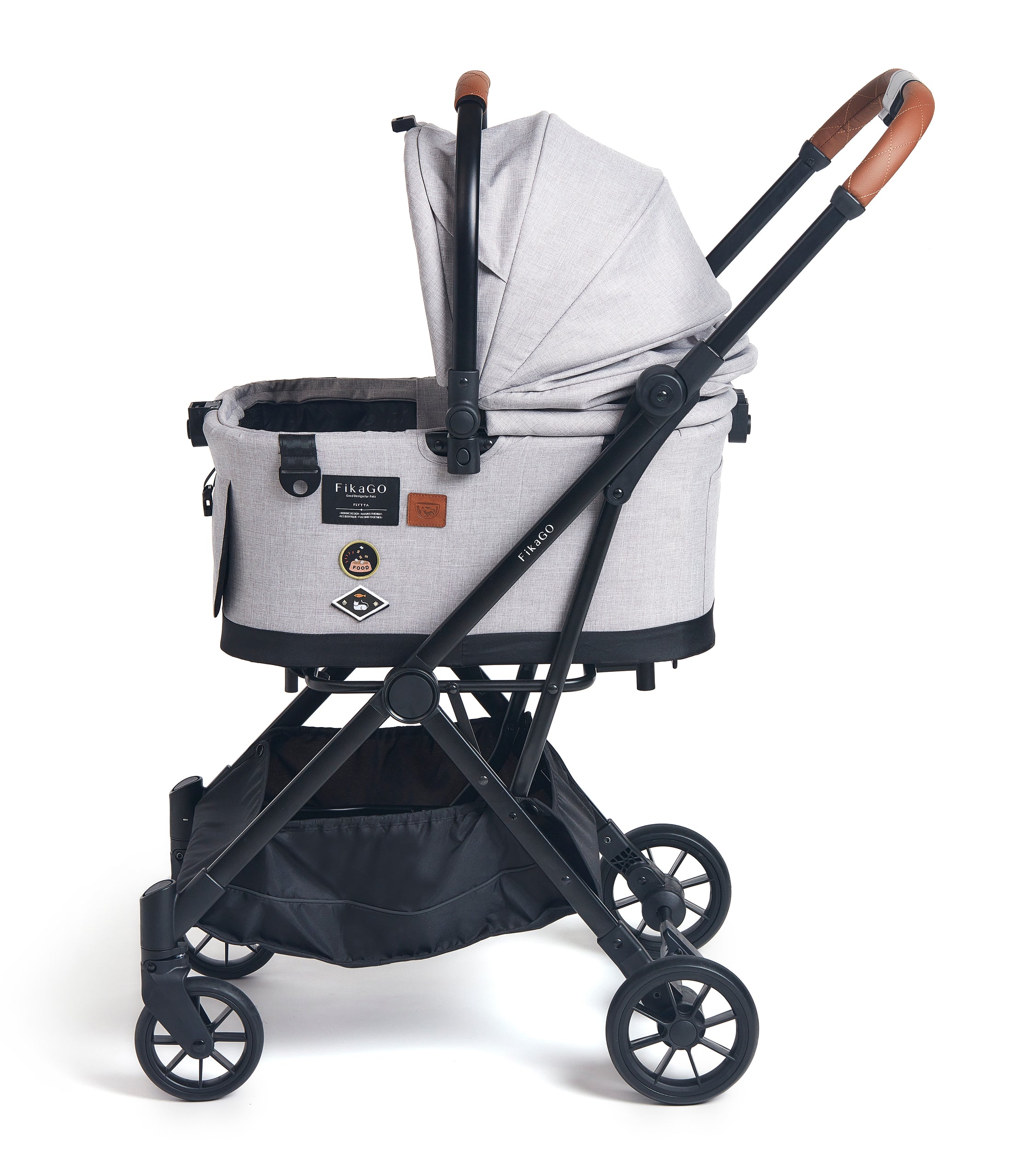 FLYTTA PLUS | Detachable Pet Stroller - Grey Husky