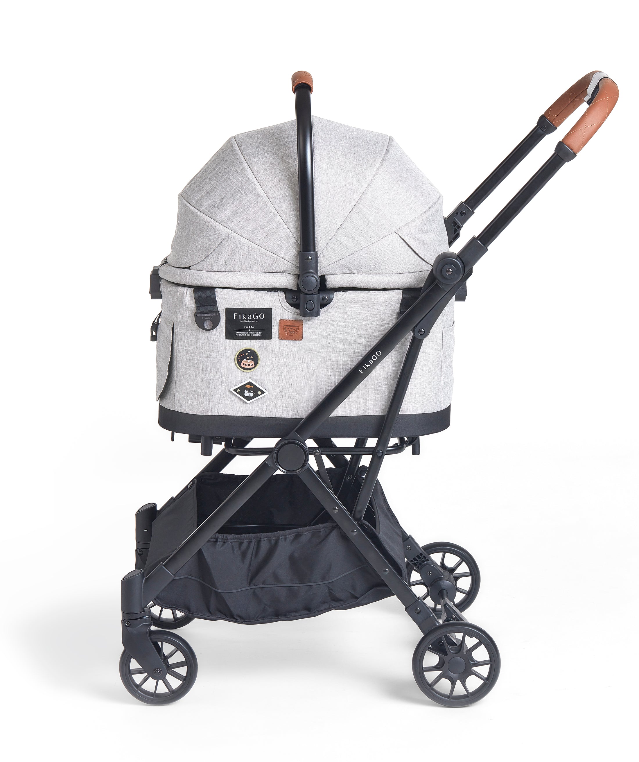 FLYTTA PLUS | Detachable Pet Stroller - Grey Husky