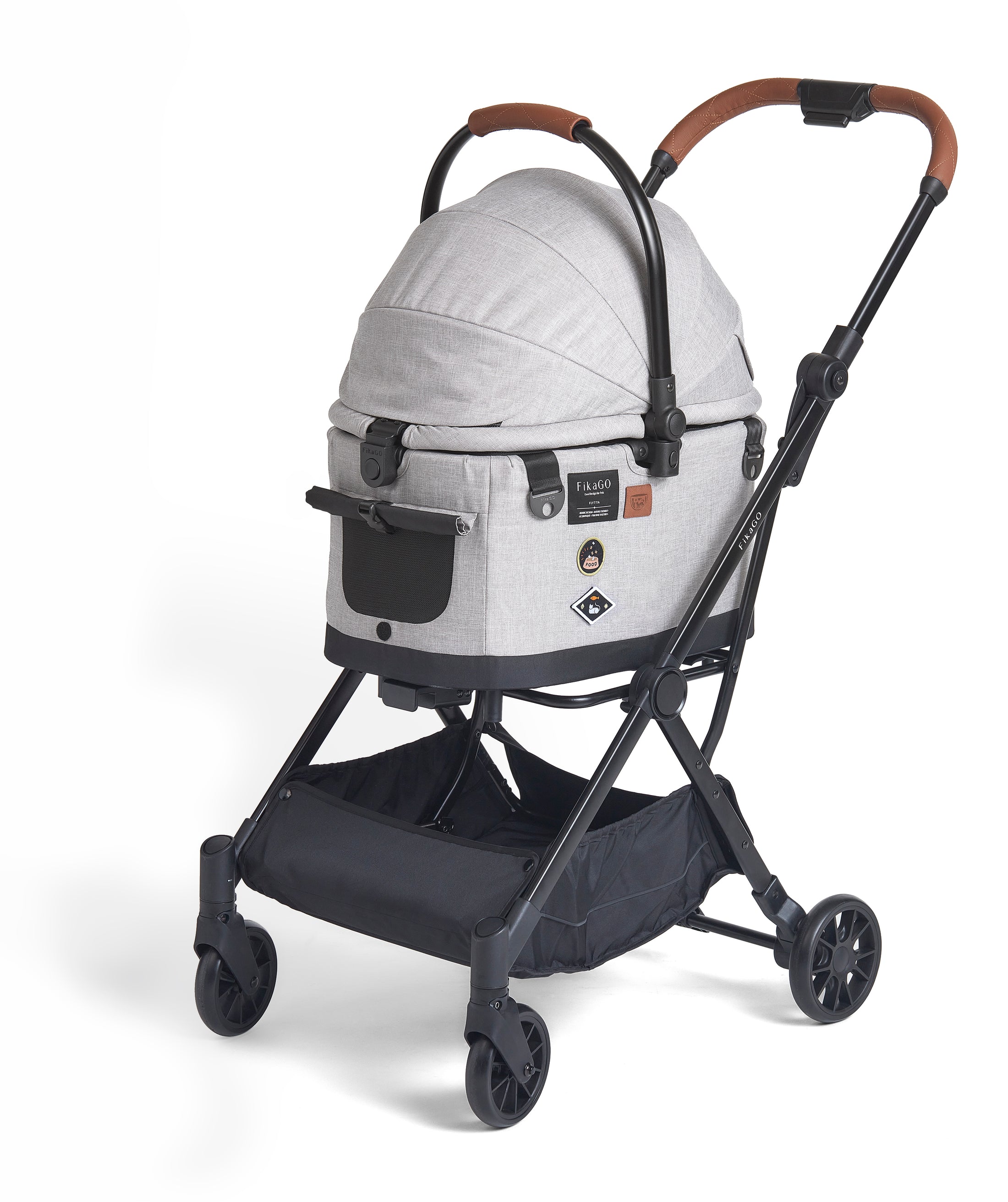 FLYTTA PLUS | Detachable Pet Stroller - Grey Husky