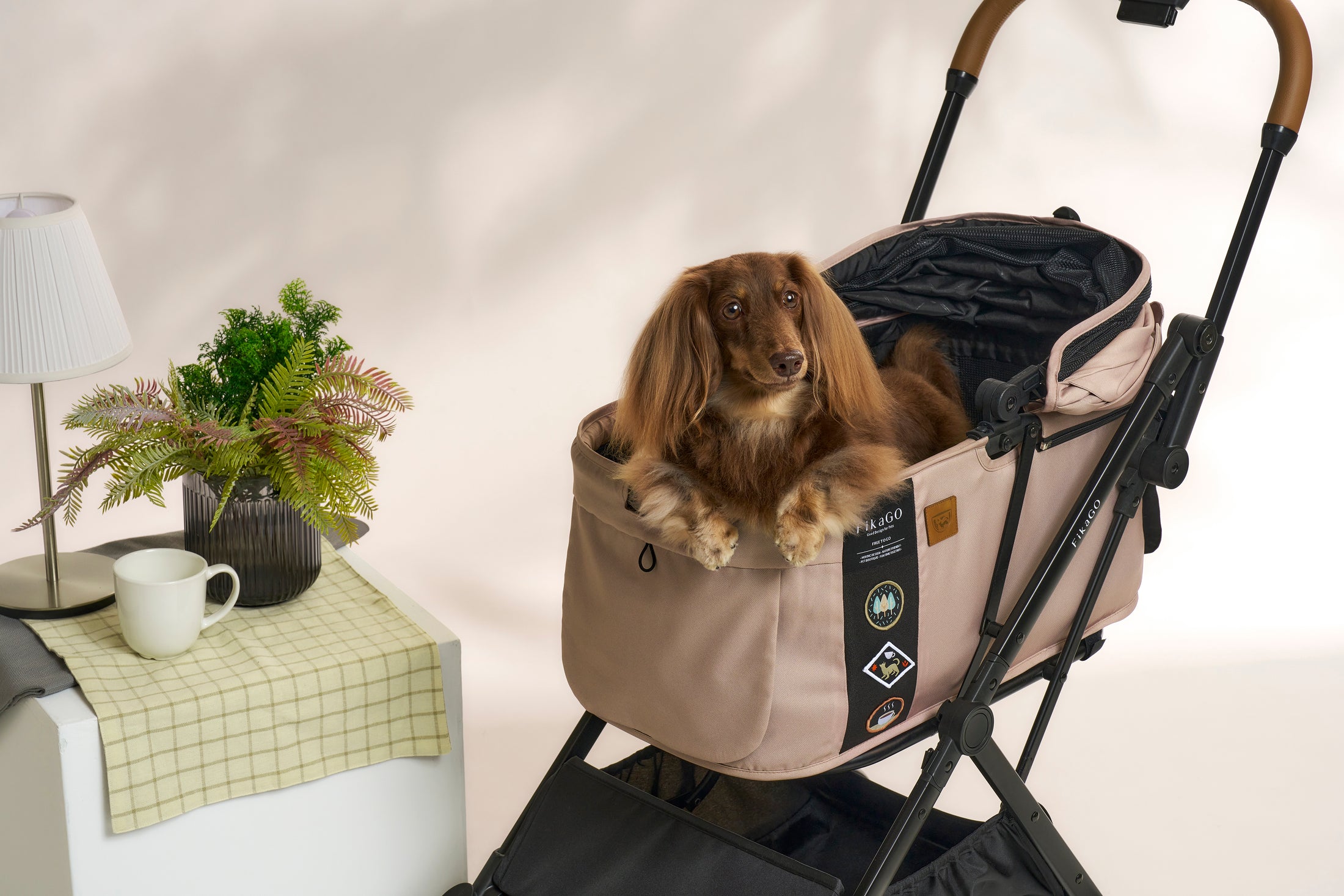 frenchie dog stroller FREE TO GO | Auto Quick Folding Pet Stroller