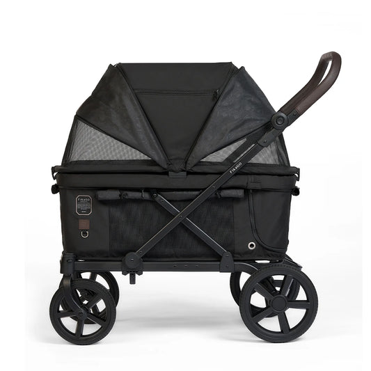 Kross | One-Step Folding Large Pet Stroller- Midnight Black