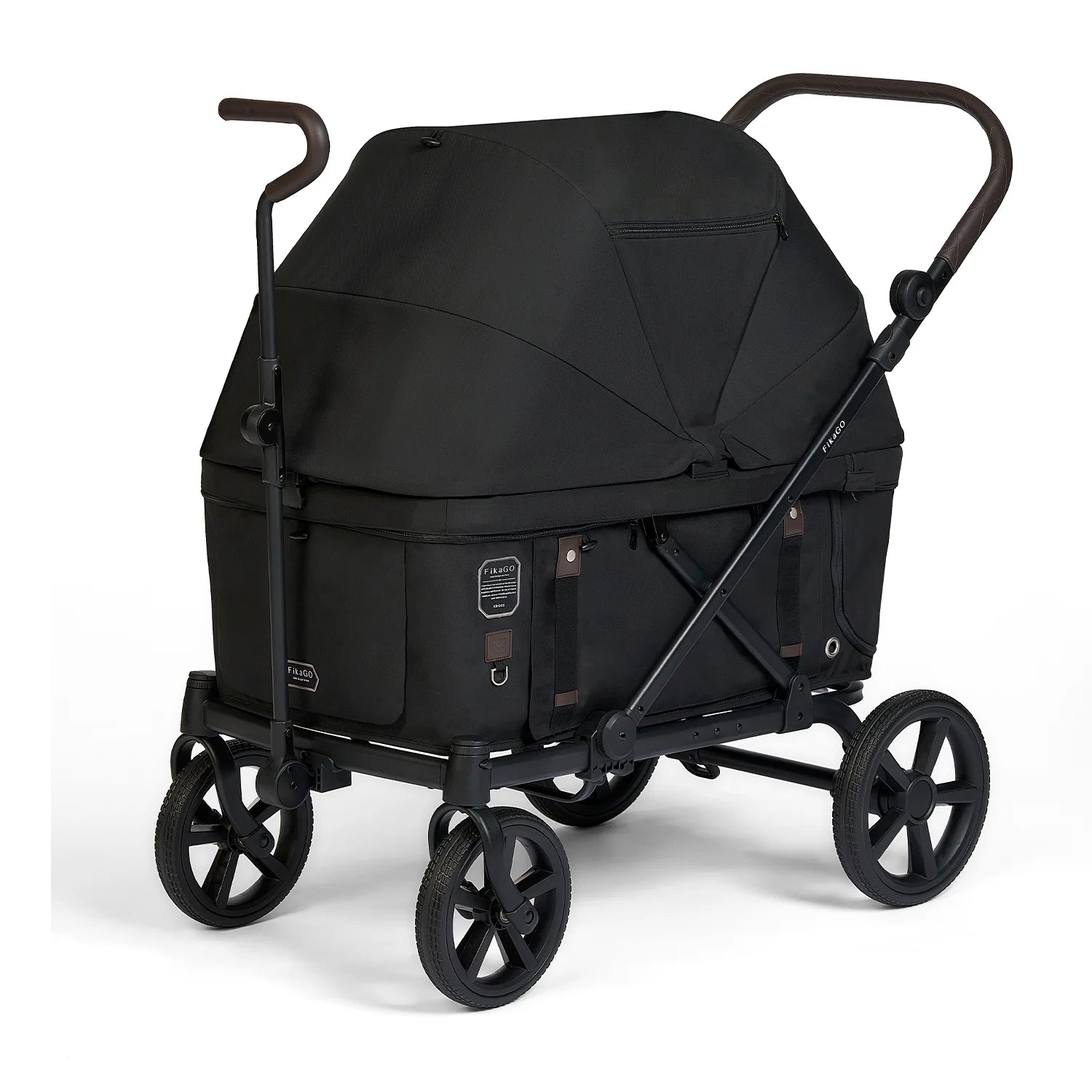Kross | One-Step Folding Large Pet Stroller- Midnight Black